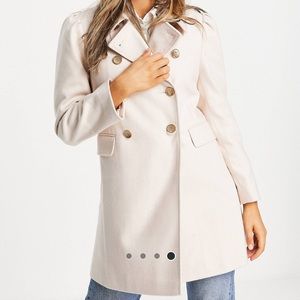 Miss Selfridge/ASOS pale pink coat